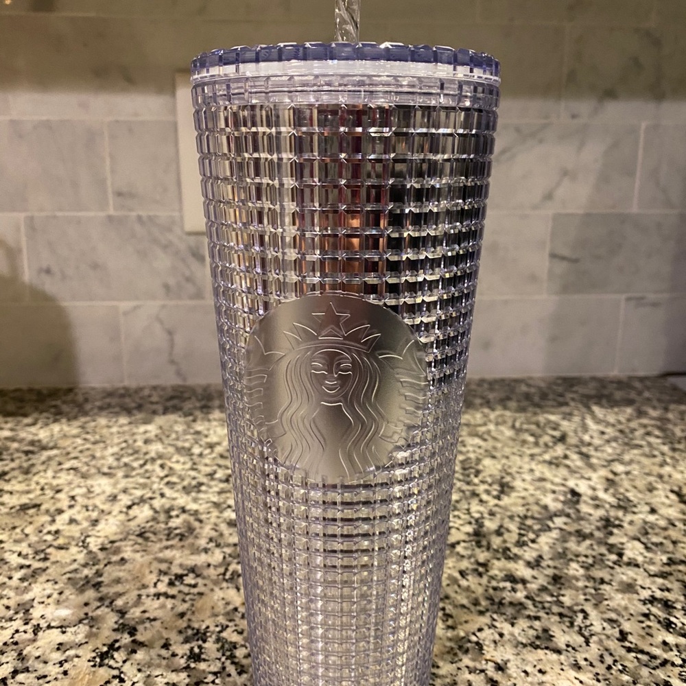 Starbucks Silver Grid 2020 Holiday Tumbler
